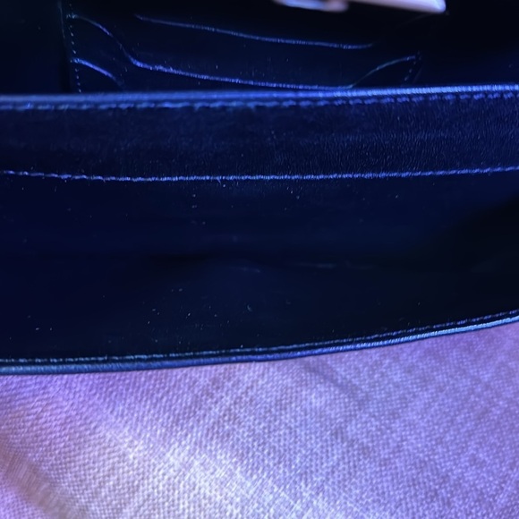 BALLY Vintage Black Leather Combination Lock Clutch - Picture 13 of 14